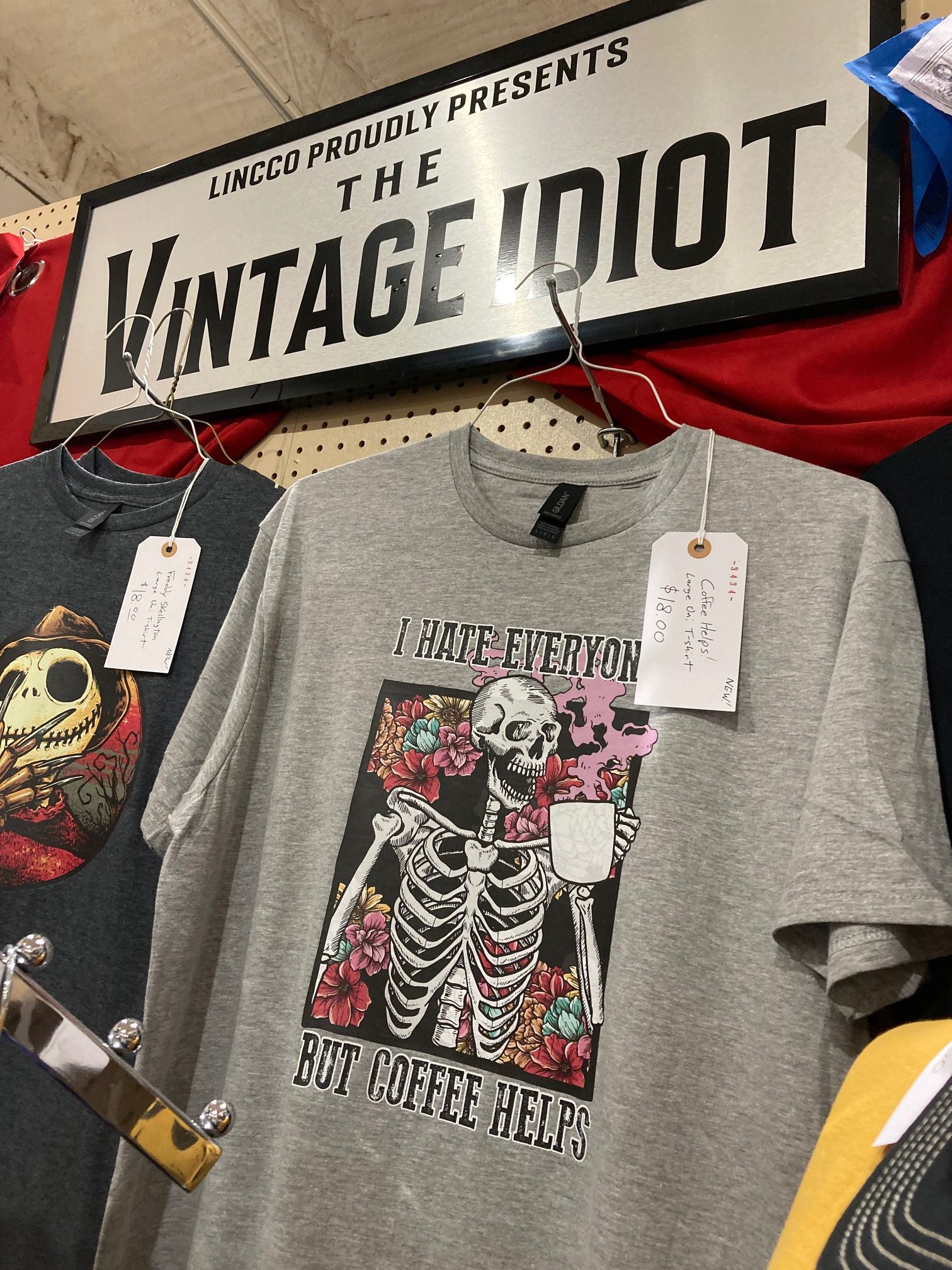 Halloween T-shirts at Relics Antique Mall