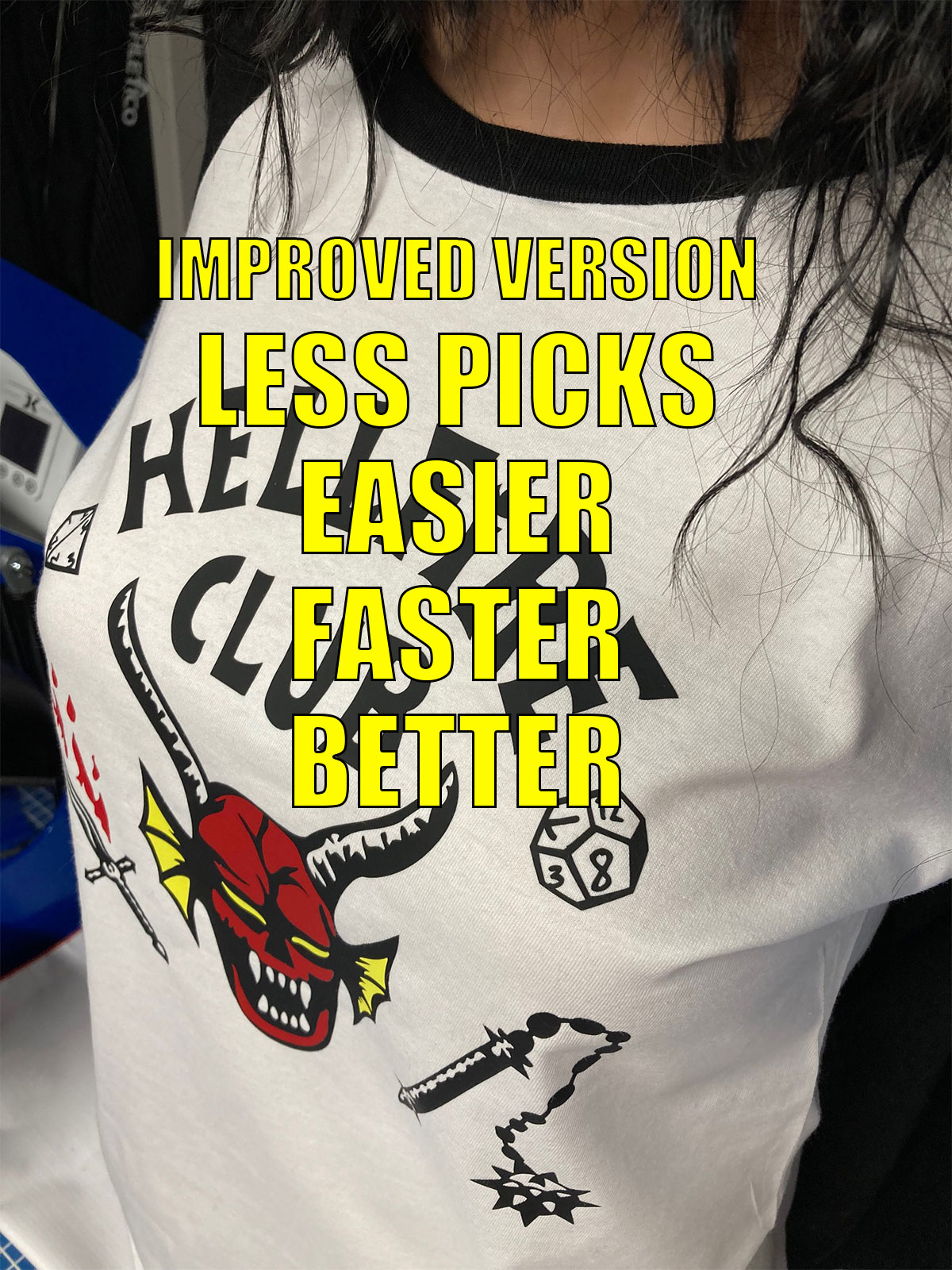 HellFire Club Shirt SVG for Cricut – EASY PICK VERSION – FREE!